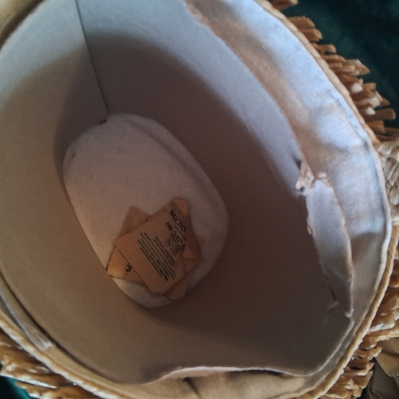 Beyond The Beach Los Angeles Skyler Straw Pearl Bucket Bag - Picture 9 of 13